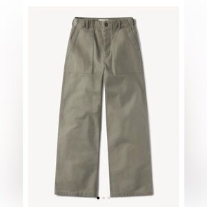 Buck Mason Olive Straight-Leg Utility Trousers